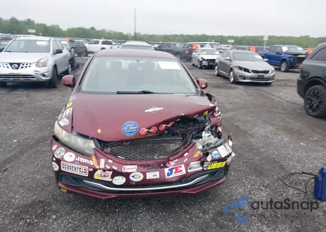2013 Honda Civic Lx z USA, uszkodzony, nr VIN 2HGFB2F55DH503870